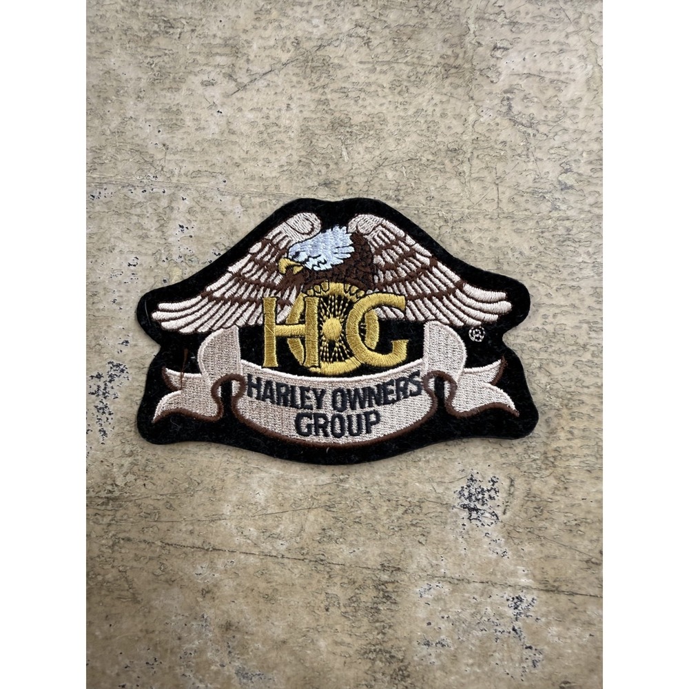 HARLEY DAVIDSON OWNERS GROUP HOG EAGLE PATCH 4-1/2" X 3"